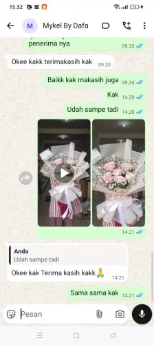 Testimonial Buket Bunga bumi serpong damai