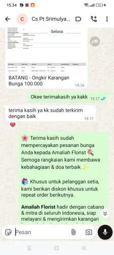 Testimonial Papan Bunga bumi serpong damai