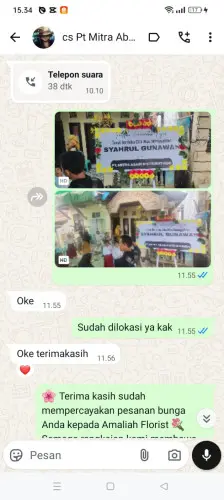 Testimonial Papan Bunga bumi serpong damai